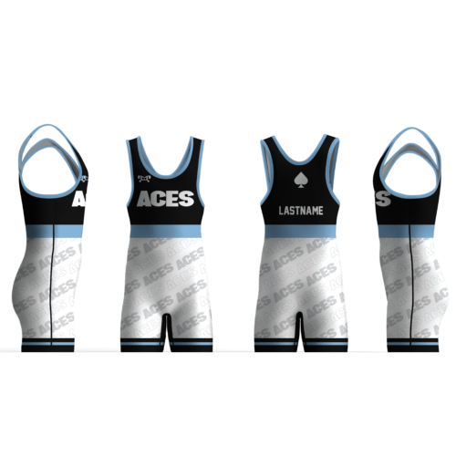 ACES Wrestling COlumbia blue Men's Singlet