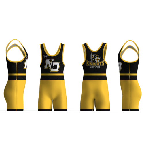NORTHERN DELAWARE BLACK & GOLD Men's Singlet