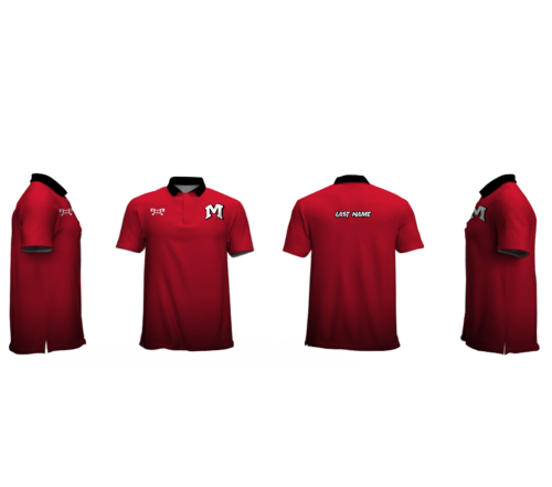 Madison HS OHIO RED Men's Custom Polo