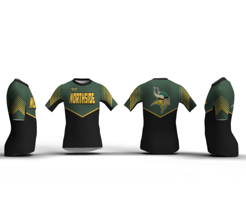 Northside Middle School Men's Compression Short Sleeve Shirt