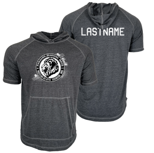 Paragon Warriors 33834 Custom Heat Press Short Sleeve Hoodie T-Shirt