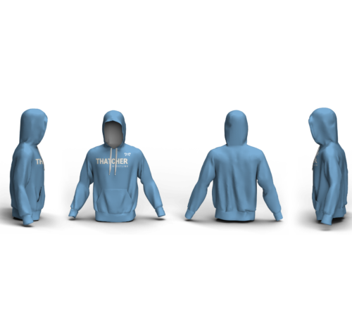 Thatcher Wrestling Club blue Elite Sublimated Hoodie