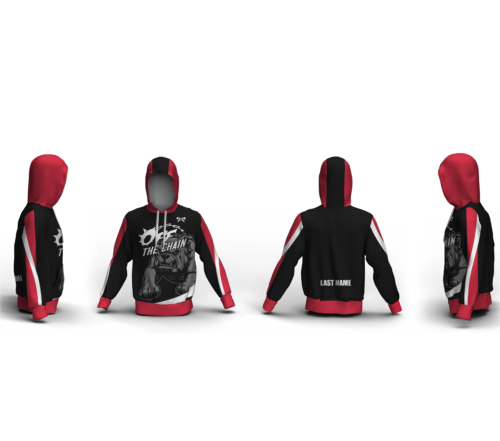 Off The Chain Wrestling Club Custom Unisex Sublimated Hoodie