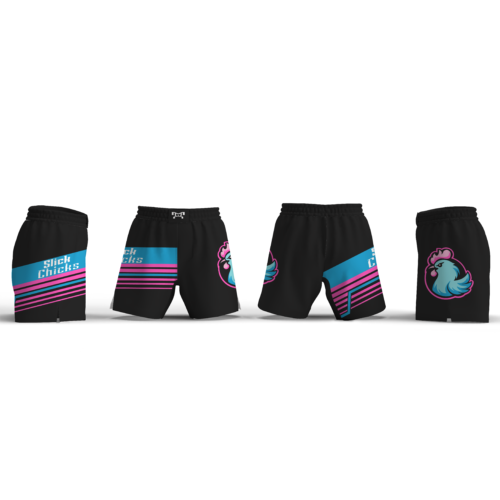 Slick Chicks Wrestling Club Women's 6" Fight Short
