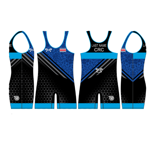 Costa Rica  Blue Freestyle Singlet (pre order)