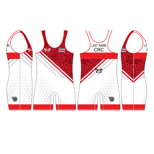 Costa Rica  Red Freestyle Singlet (pre order)