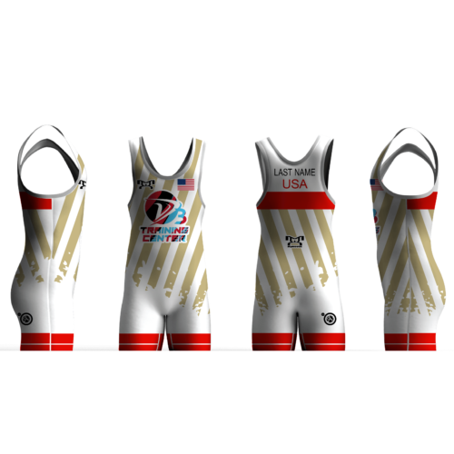 D3 TRAINING CENTER 2025 Men's Red UWW Freestyle Singlet