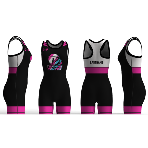 D3 Training Center 2025 Women's Spring Pink Singlet Women's Custom Singlet
