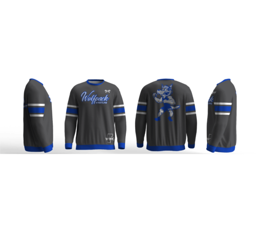 VT Wolfpack Wrestling Club Elite Sublimated Crewneck