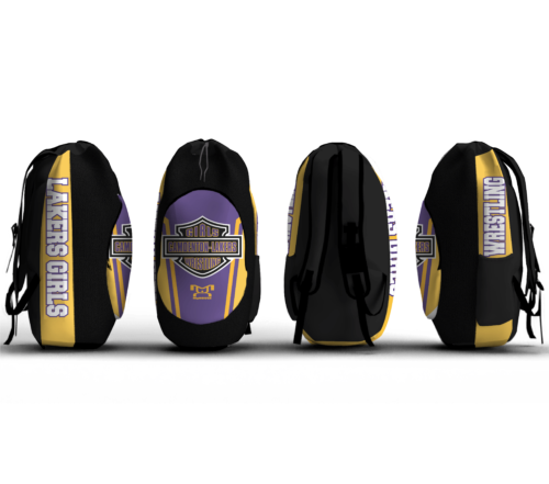Camdenton Lakers-Girls Wrestling Sublimated Custom Gear Bag