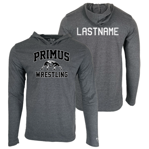 Primus Wrestling Custom Heat Press Long Sleeve Hoodie T-Shirt