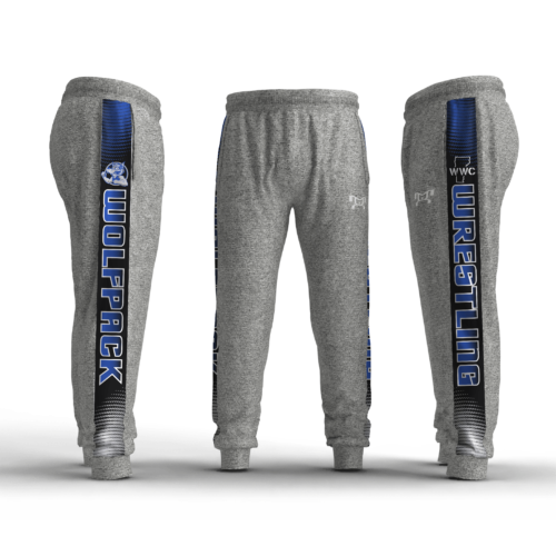 VT Wolfpack Wrestling Club Box Stripe Slim Cut Joggers
