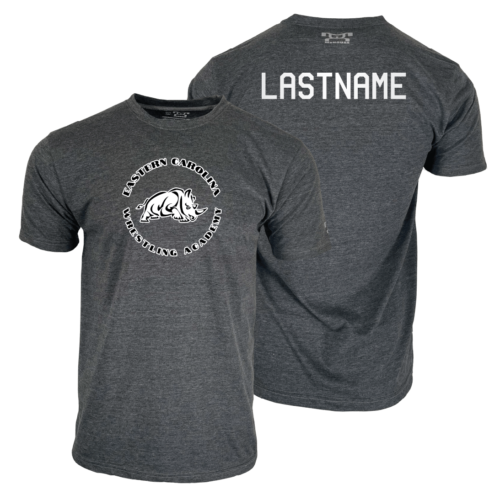 Eastern Carolina Wrestling Academy Custom Heat Press Short Sleeve T-Shirt