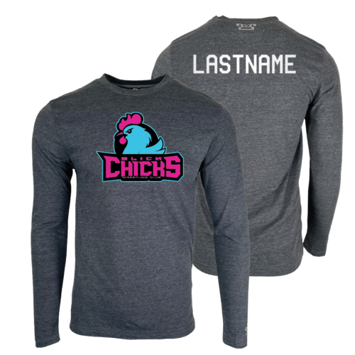 Slick Chicks Wrestling Club Custom Heat Press Long Sleeve T-Shirt