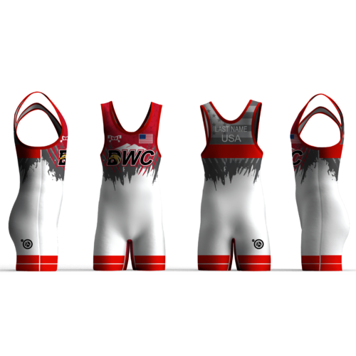 Diablo Wrestling Club red Men's Singlet 2025