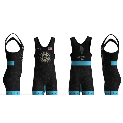 Primus Wrestling BLUE FREESTYLE 2025 Men's Singlet