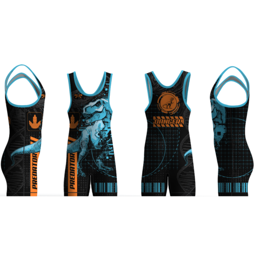 Dinosaur Wrestling Singlet