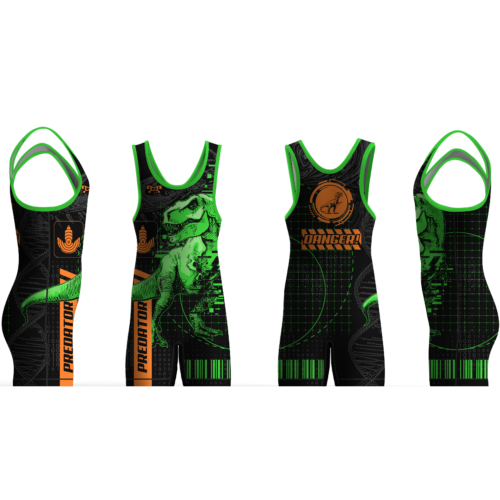 PREDATOR BLACK LIGHT NEON GREEN Men's Singlet (PRE-ORDER) - Image 2