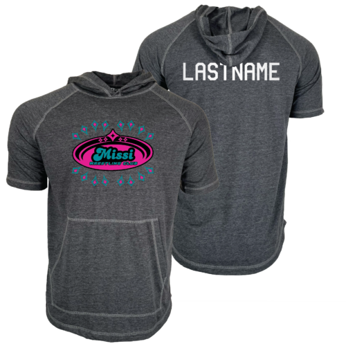 MISSI WRESTLING club Custom Heat Press Short Sleeve Hoodie T-Shirt