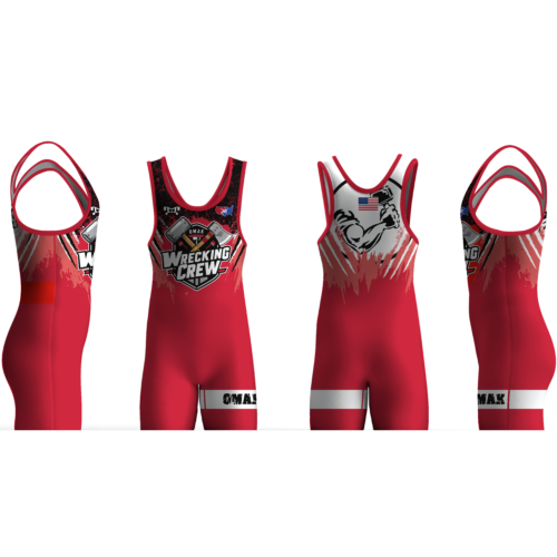Omak Wrecking Crew Red Men's Singlet
