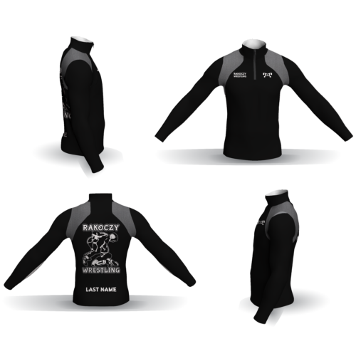 Rakoczy Wrestling Club Men's Light-Weight Custom Quarter Zip