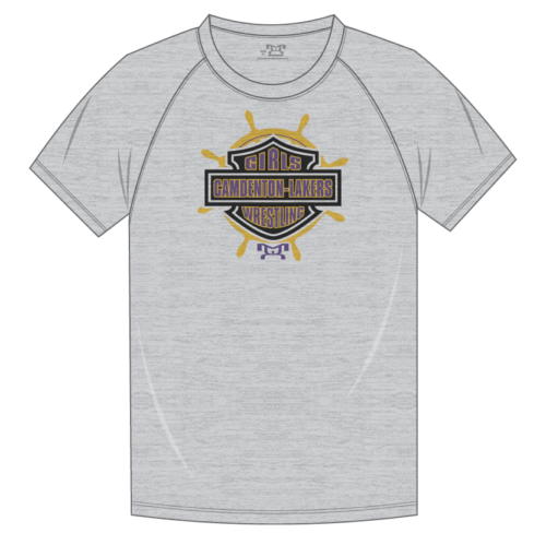 Camdenton Lakers-Girls Wrestling Custom Sublimated Decal T-Shirt