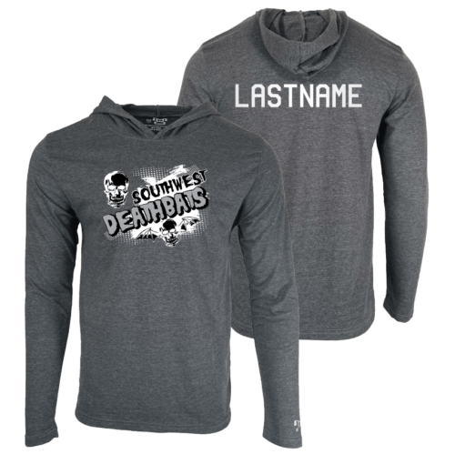 Southwest Deathbats Custom Heat Press Long Sleeve Hoodie T-Shirt