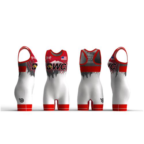 Diablo Wrestling Club Red Women's Custom Singlet 2025