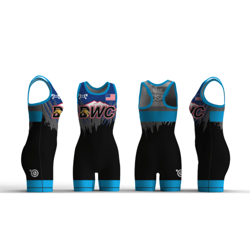Diablo Wrestling Club blue Women's Custom Singlet 2025