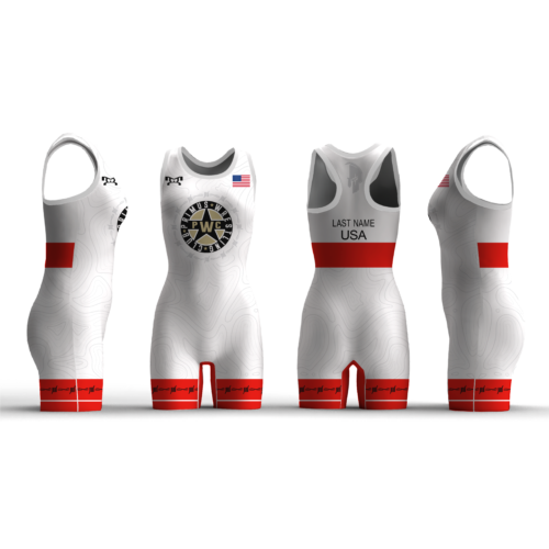 Primus Wrestling red Women's Custom Singlet