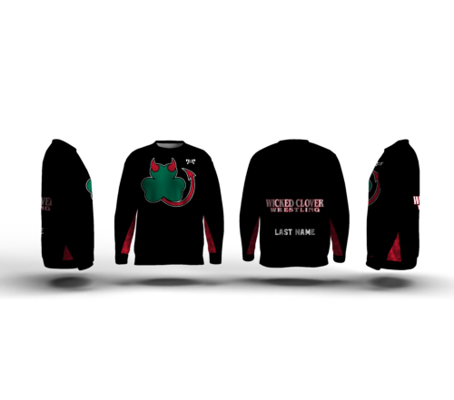 Wicked Clover Wrestling Elite Sublimated Crewneck