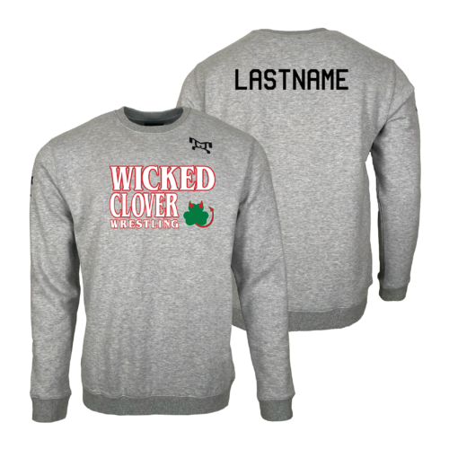 Wicked Clover Wrestling MyHOUSE Heat Press Challenger Crewneck