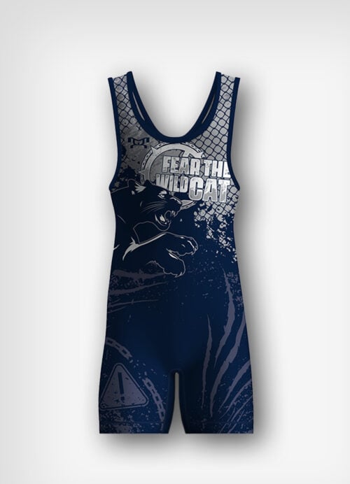 Fear The Wild Cat Men's Singlet