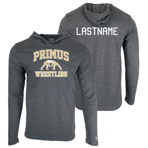 Primus Wrestling Custom Heat Press Long Sleeve Hoodie T-Shirt
