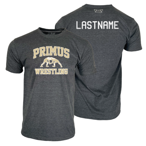 Primus Wrestling Custom Heat Press Short Sleeve T-Shirt