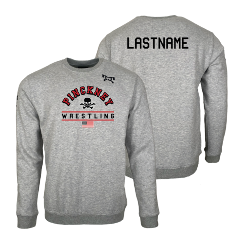 Pinckney Wrestling MI MyHOUSE Heat Press Challenger Crewneck