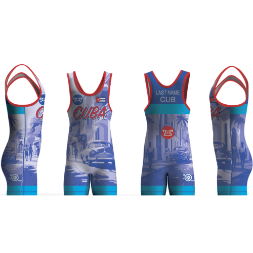 Cuba 2025 Blue Freestyle Singlet (pre order)