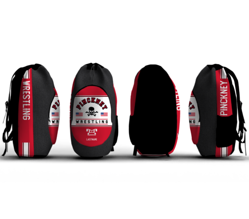 Pinckney Wrestling MI Sublimated Custom Gear Bag
