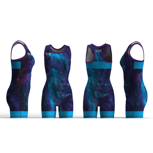 Galaxy Blue Freestyle Women's Singlet (IF YOU GET A NAME PLEASE NOTE THAT TAKES 4-6 WEEKS) - Image 2