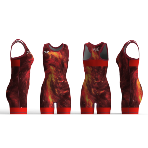 Galaxy Freestyle Red Women's Singlet (IF YOU GET A NAME PLEASE NOTE THAT TAKES 4-6 WEEKS) - Image 3