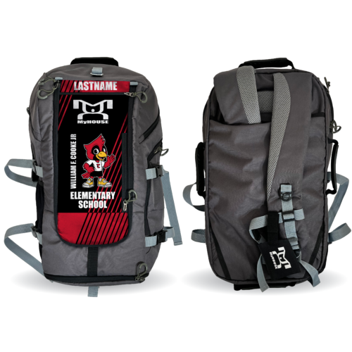 William F. Cooke Elementary Hybrid Gear Bag (THIS WILL SHIP IN 6-8 WEEKS)