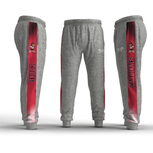 William F. Cooke Elementary Box Stripe Slim Cut Joggers