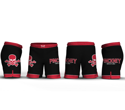 Pinckney Wrestling MI Men's 9" Fight Short
