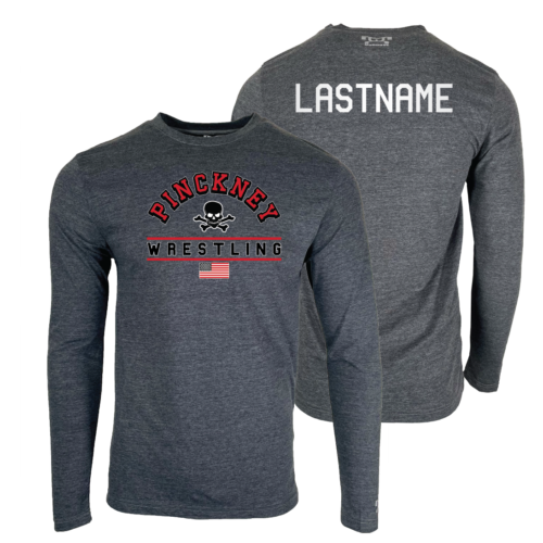 Pinckney Wrestling MI Custom Heat Press Long Sleeve T-Shirt