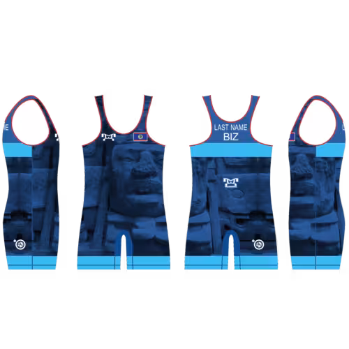 Belize Blue Freestyle Singlet (pre order)