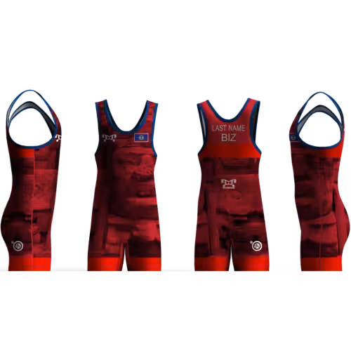 Belize Red Freestyle Singlet (pre order)