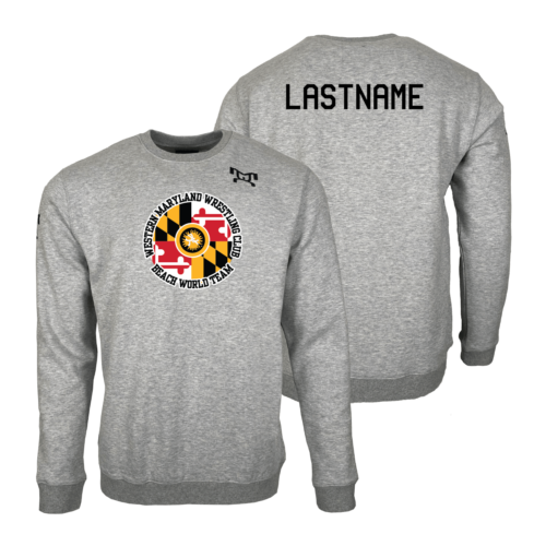 Western Maryland Wrestling Club MyHOUSE Heat Press Challenger Crewneck
