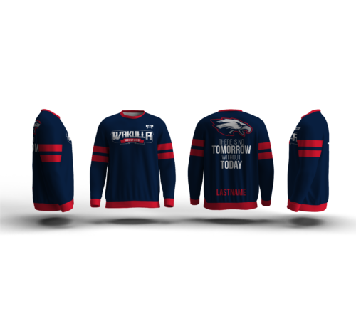 Wakulla Wrestling Elite Sublimated Crewneck