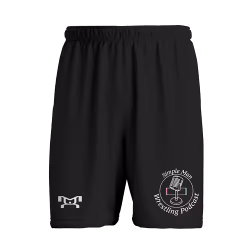 Simple Man Wrestling Podcast-CA-93311  Athletic Mesh Short