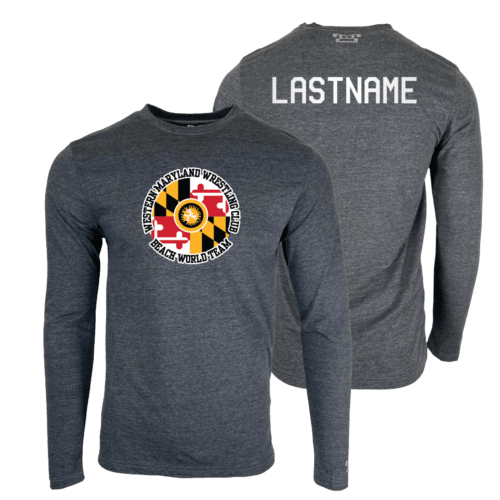 Western Maryland Wrestling Club Custom Heat Press Long Sleeve T-Shirt